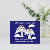 Carte Postale Vieux hippies ne meurent jamais (Debout devant)