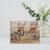 Carte Postale Vieux Horse Coach Buggy (Debout devant)