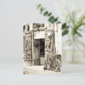 Carte Postale Vieux magasin (Debout devant)