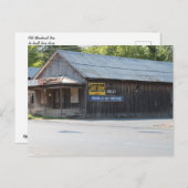 Carte Postale Vieux magasin abandonné (Devant / Derrière)