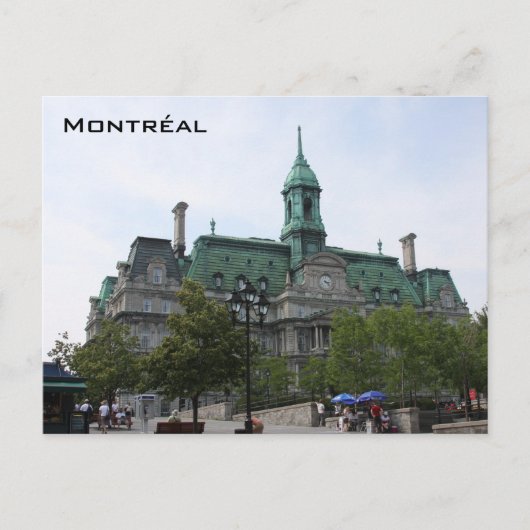 Carte postale Vieux Montréal (Devant)