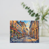 Carte Postale Vieux Montréal Canada (Debout devant)