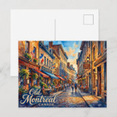 Carte Postale Vieux Montréal Canada (Devant / Derrière)