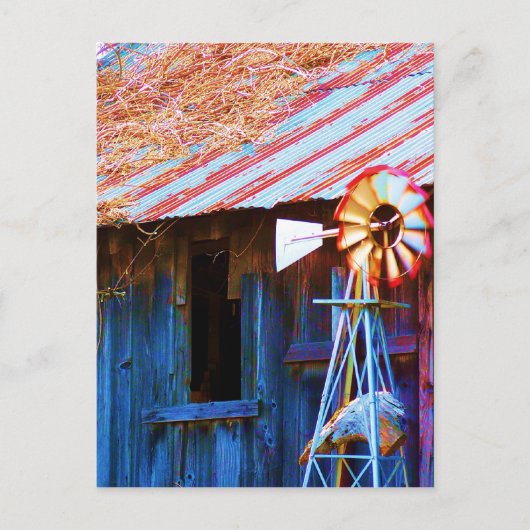 Carte Postale Vieux moulin à vent (Devant)
