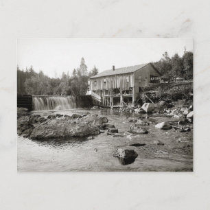 Carte Postale Vieux moulin dans les Adirondacks, 1903