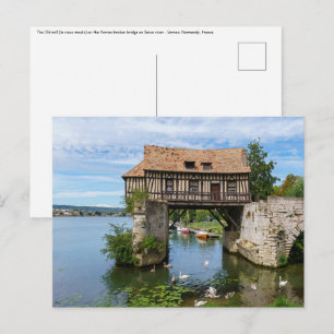 Carte Postale Vieux moulin de Vernon - Normandie, France