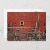 Carte Postale Vieux outils photo unique (Devant / Derrière)