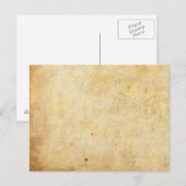 Carte postale Vieux Parchemin (Devant / Derrière)