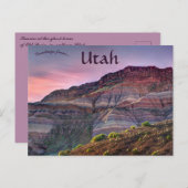 Carte Postale Vieux Paria Utah (Devant / Derrière)