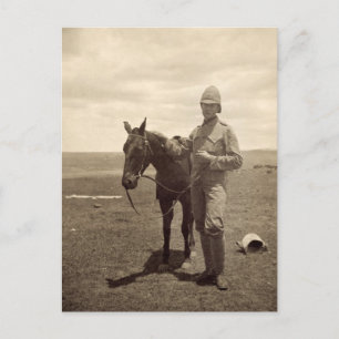 Carte Postale Vieux Photo d'un soldat britannique - Guerre des B