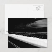Carte Postale Vieux piano (Devant / Derrière)