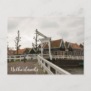 Carte Postale Vieux pont à Volendam, Pays-Bas