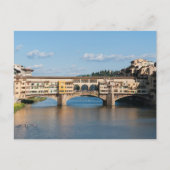 Carte Postale Vieux pont Ponte Vecchio - Florence, Italie (Devant)