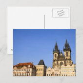 Carte Postale Vieux Prague en République Tchèque (Devant / Derrière)