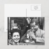 Carte Postale Vieux Quartier français Musiciens de jazz (Devant / Derrière)