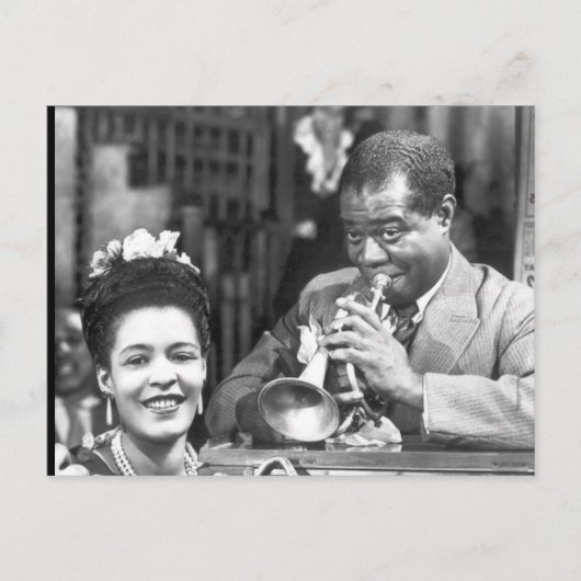 Carte Postale Vieux Quartier français Musiciens de jazz (Devant)