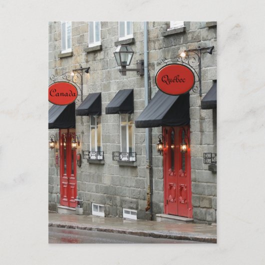 Carte Postale Vieux-Québec (Devant)