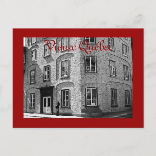 Carte postale Vieux Québec (Devant)