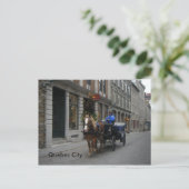 Carte Postale Vieux-Québec Transport (Debout devant)