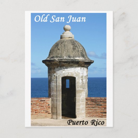 Carte Postale Vieux San Juan (Devant)