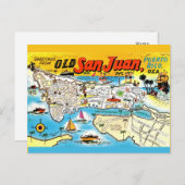 Carte postale Vieux San Juan (Devant / Derrière)