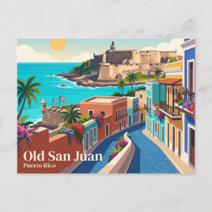 Carte Postale Vieux San Juan Porto Rico