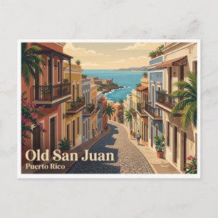 Carte Postale Vieux San Juan Porto Rico