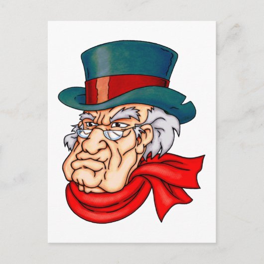 Carte Postale Vieux Scrooge (Devant)