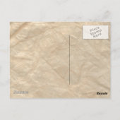 Carte Postale Vieux Sepia en Cisjordanie (Dos)