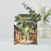 Carte Postale Vieux Sokodé Togo (Debout devant)