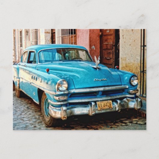 Carte Postale Vieux tacot à Cuba (Devant)