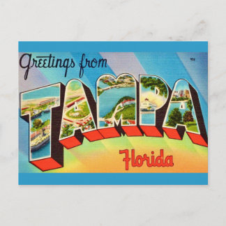 Carte Postale Vieux Tampa Floride
