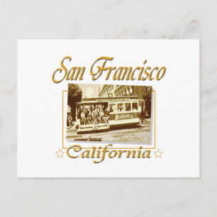 Carte Postale Vieux téléphérique de San Francisco