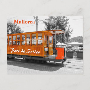 Carte Postale Vieux tramway de Mallorca Port de Soller