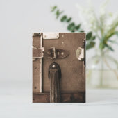 Carte Postale Vieux valise Brown (Debout devant)