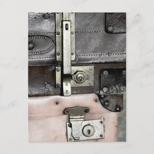 Carte postale Vieux valises (Devant)