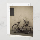 Carte Postale Vieux vélo (Devant / Derrière)