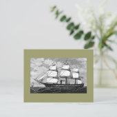 Carte Postale Vieux voilier (Debout devant)