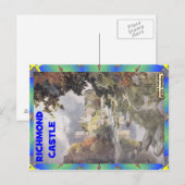 CARTE POSTALE VIEUX YORKSHIRE - CHÂTEAU DE RICHMOND (Devant / Derrière)