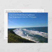 Carte Postale View from North Head Lighthouse, Washington (Devant / Derrière)