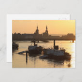 Carte Postale View of Dresden Cityscape from the bridge (Devant / Derrière)