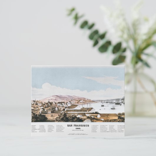 Carte Postale View Of San Francisco, 1849 (Debout devant)