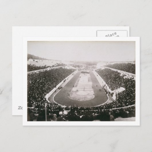 Carte Postale View of the Première Olympic Games d'Athènes (Devant / Derrière)