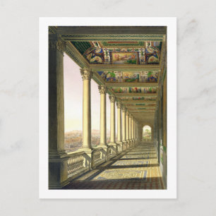Carte Postale View of the third floor Loggia at the Vatican