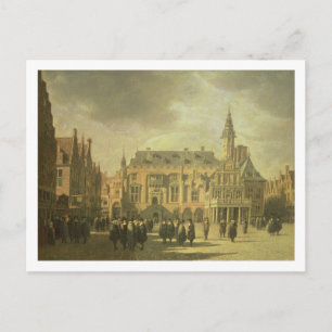 Carte Postale View of the Town Hall in the Market Square of Chev