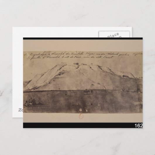 Carte Postale View of the Troy excavations seen from the West (Devant / Derrière)