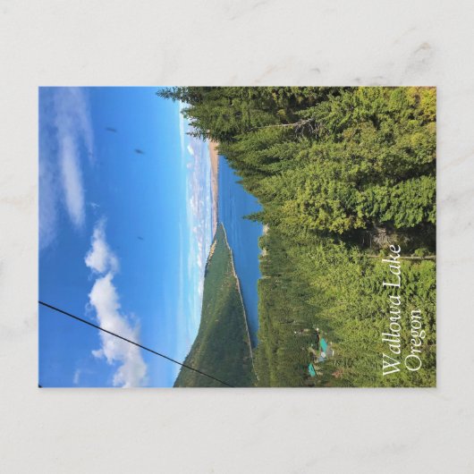 Carte Postale View of Wallowa Lake (Devant)