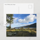 Carte Postale View of Wallowa Lake (Devant / Derrière)