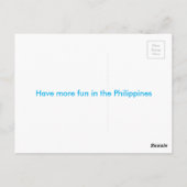 Carte Postale Vigan, Ilocos Sur (Dos)