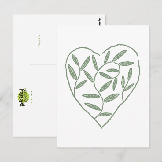 Carte Postale vigne (Devant / Derrière)